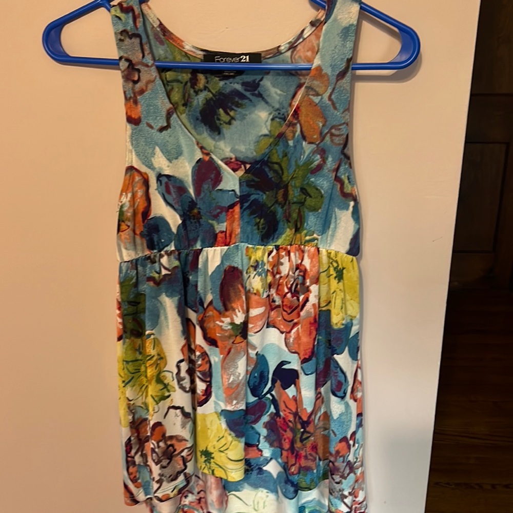 Forever 21 Colorful Sleeveless Summer Top Sz. S/P